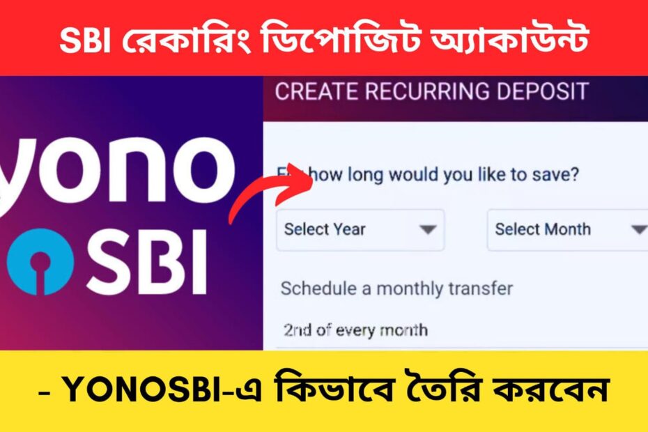 SBI Recurring Deposit on YonoSBI bengali